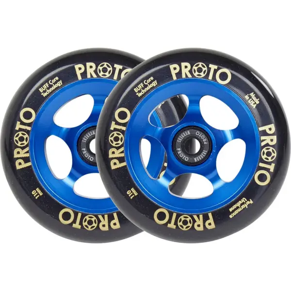 Stunt Scooter Rollen Proto Spoked Grippers 2 Stk. (110mm - Black On Blue)