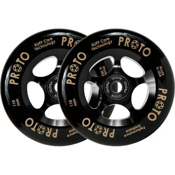 Stunt Scooter Rollen Proto Spoked Grippers 2 Stk. (110mm - Black On Black)