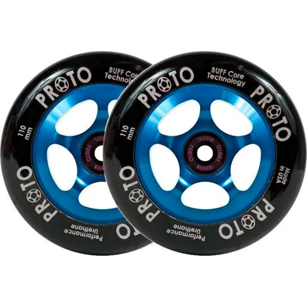 Stunt Scooter Rollen Proto Spoked Sliders 2 Stk. (110mm - Black On Blue)