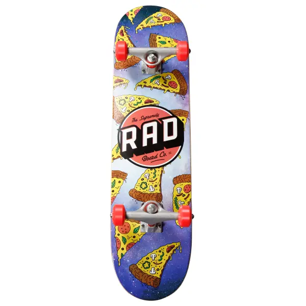 Skateboard Komplettboard RAD Logo Progressive (8" - Galaxy Pizza)
