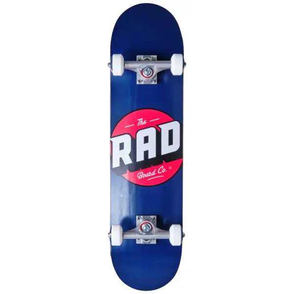 Skateboard Komplettboard RAD Logo Progressive (8" - Navy)