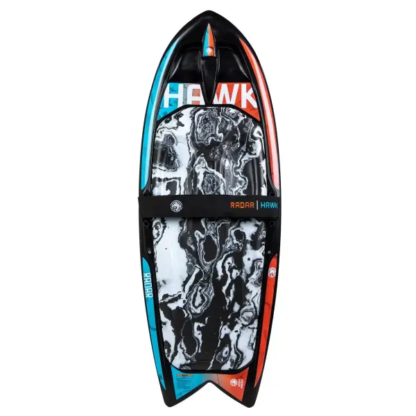 Radar Hawk Knee Wakeboard (Caffeinated Orange / Mint)