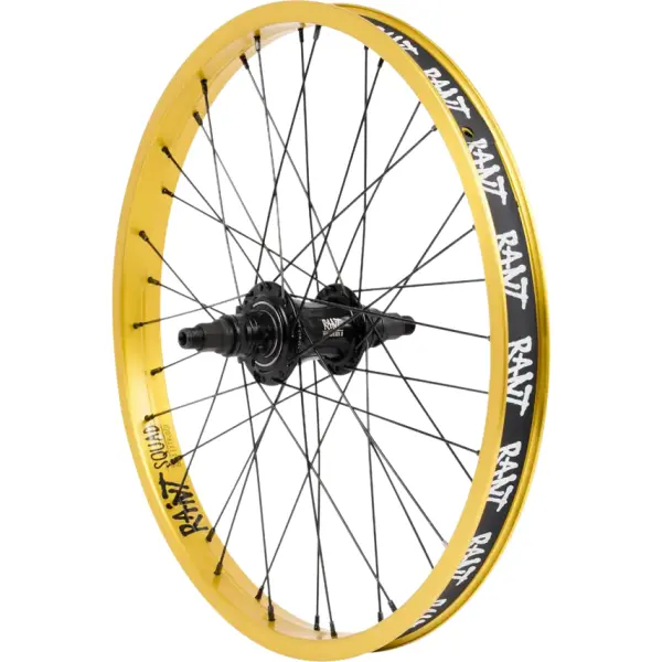 BMX Hinterrad Rant Moonwalker 20" V2 Freecoaster (Matte Gold - Left hand drive)