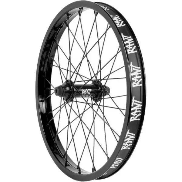 BMX Rad Rant Party On V2 18" Vorne (18" - Schwarz)