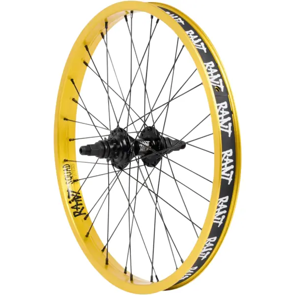 BMX Hinterrad Rant Party On V2 20" Cassette (Matte Gold - Left hand drive)
