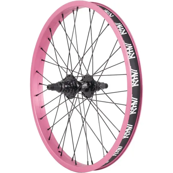 BMX Hinterrad Rant Party On V2 20" Cassette (Pepto Pink - Left hand drive)