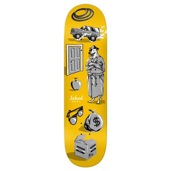 Skateboard Deck Real Ishod Wair Revealing (8.06" - Gul)