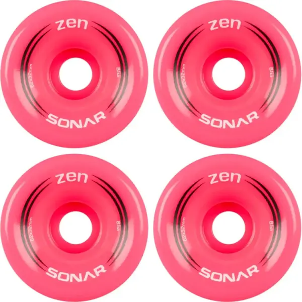 Rollschuh Rollen Riedell Sonar 62mm 4 Stk. (Pink - 85A)