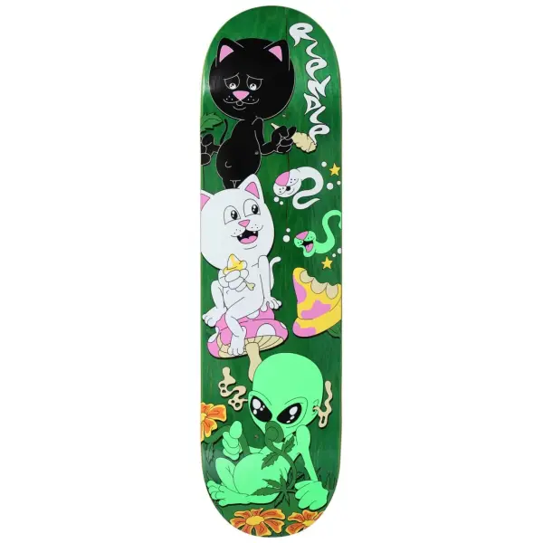 Skateboard Deck RIPNDIP Friday Jr (8.25" - Grün)