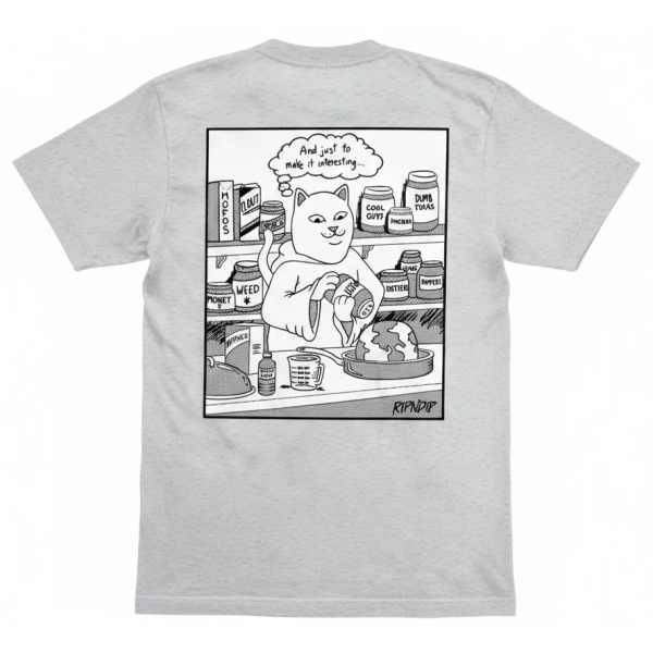 T-Shirt RIPNDIP Shake N Bake (S - Heather Grey)