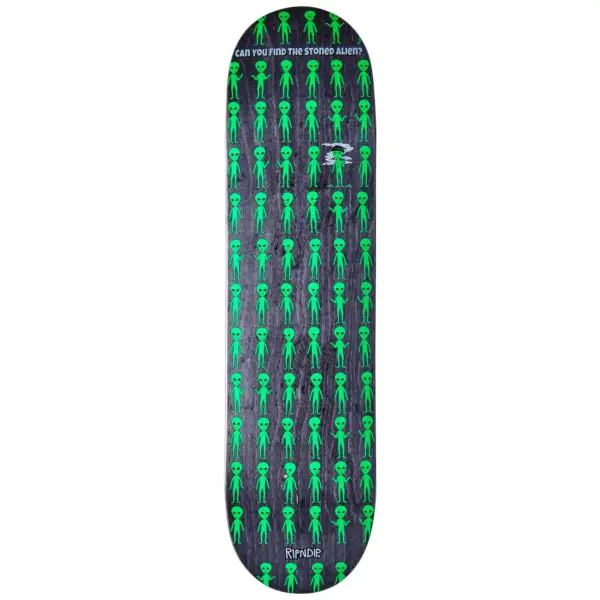 Skateboard Deck RIPNDIP Stoned Again (8.25" - Schwarz)