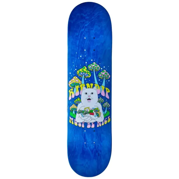 Skateboard Deck RIPNDIP Trippy Treatz (8" - Blau)