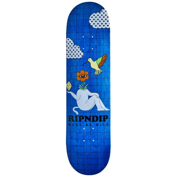 Skateboard Deck RIPNDIP Window Daze (8" - Veneer Colours Varying)