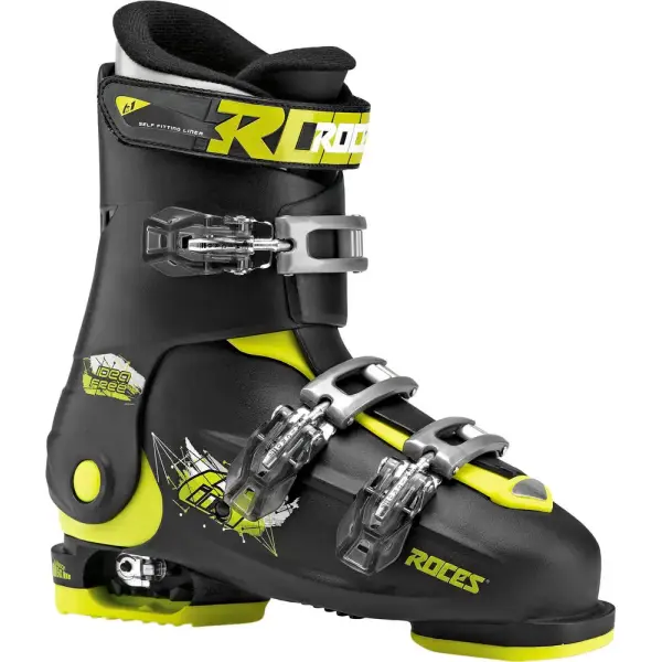 Skischuhe Kinder Roces Idea Free 6in1 Junior Verstellbar (22.5-25.5 - Schwarz/Grün)