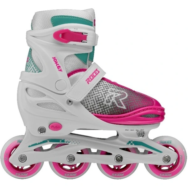 Inliner Mädchen Roces Jokey X (Weiß/Pink/Grün - 38-41)