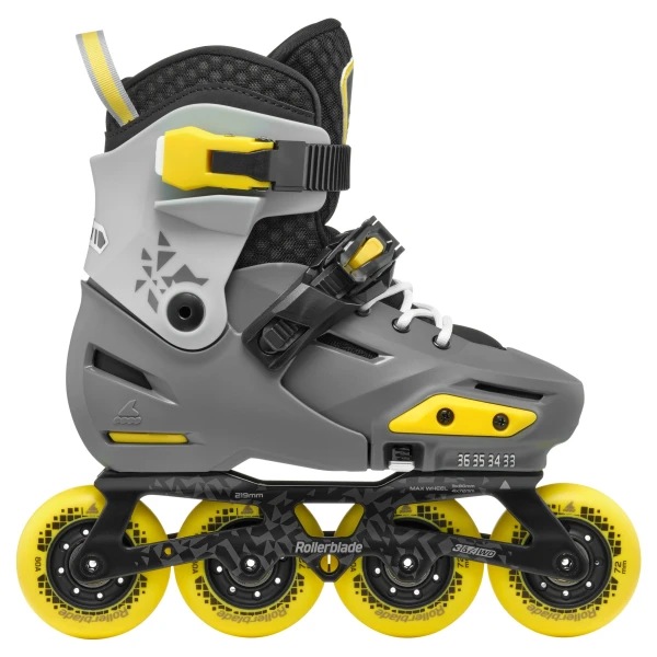 Rollerblade Apex Inliner Rulleskøjte Børn Grå/Gul