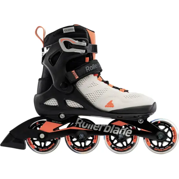 Rollerblade Macroblade 80 W Inliner Rulleskøjte Glacier Grey/Coral