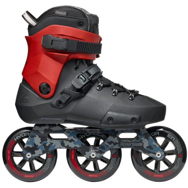 Rollerblade Twister 110 inline rulleskøjte sort med røde detaljer
