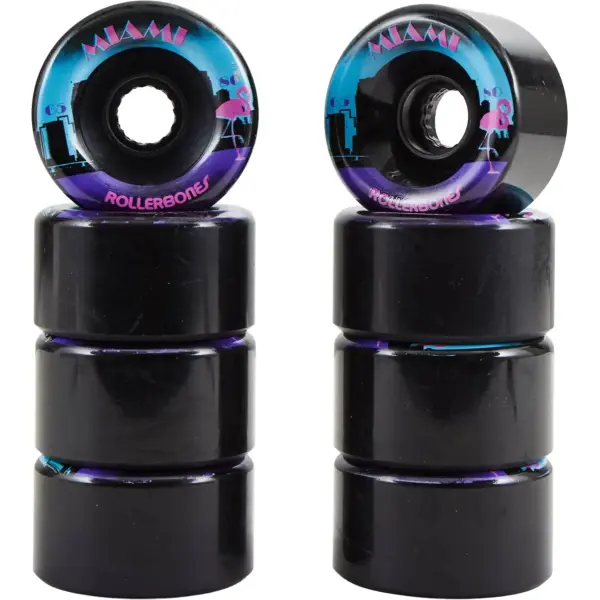 Rollerbones Outdoor Hjul 65mm 8-Pak (Miami - 80A)
