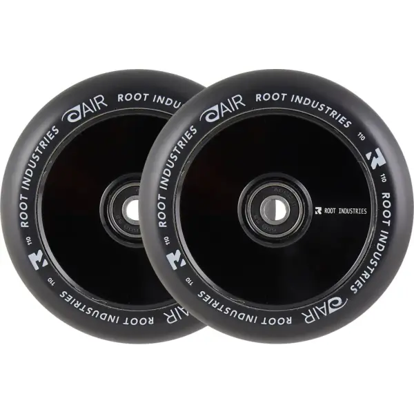 Hjul Til Løbehjul Root Air 110mm Sort 2-pak (110mm - Sort)