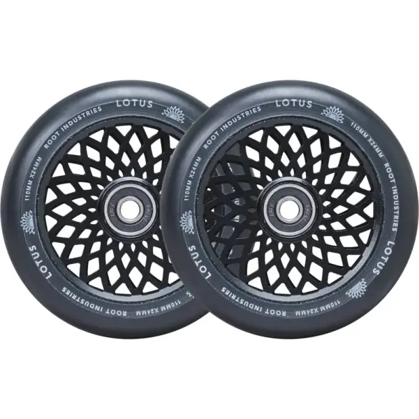 Stunt Scooter Rollen Root Lotus 2 Stk. (110mm - Black/Black)