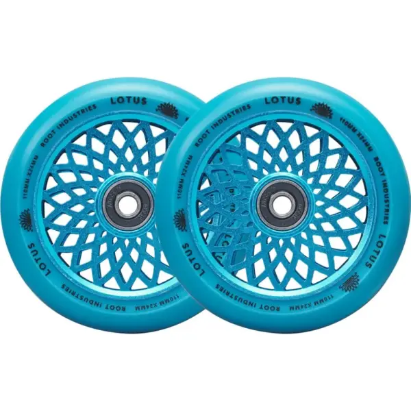 Stunt Scooter Rollen Root Lotus 2 Stk. (110mm - Radiant Blue)