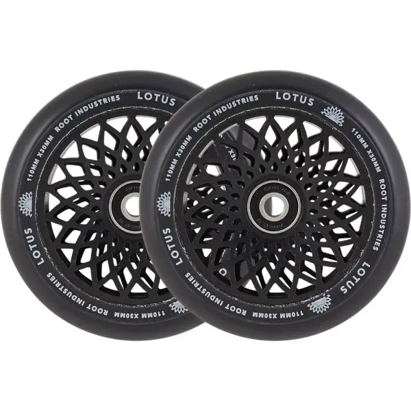 Stunt Scooter Rollen Root Lotus Dual Wide 2 Stk. (110mm - Schwarz)