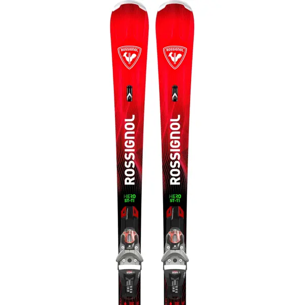 Carving Ski Rossignol Hero ST TI K + NX 12 (162cm - Rot)