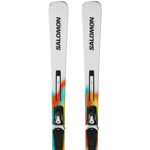 Carving Ski Salomon Addikt Pro 76 + M12 GW (163cm - White / Turquoise)