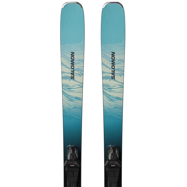 All Mountain Ski Salomon E Stance Damen 80 + M10 GW (175cm - Blau)