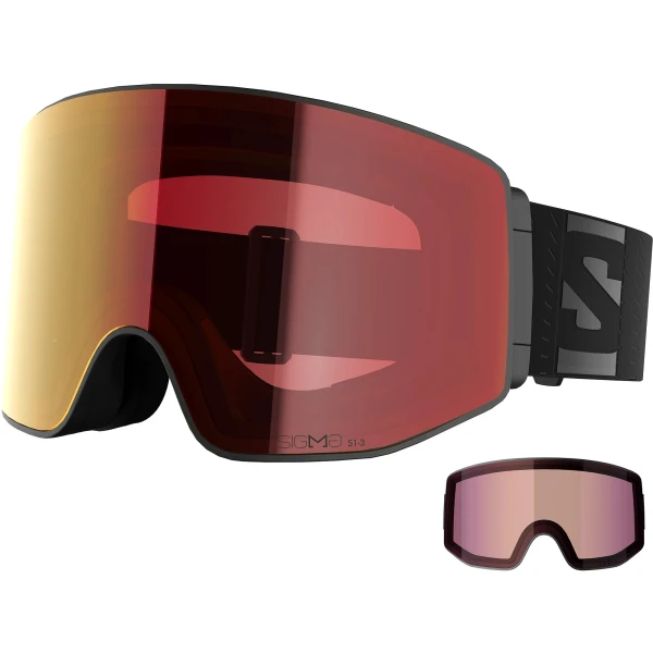 Skibrille Salomon Sentry Prime Sigmaphoto (Schwarz)