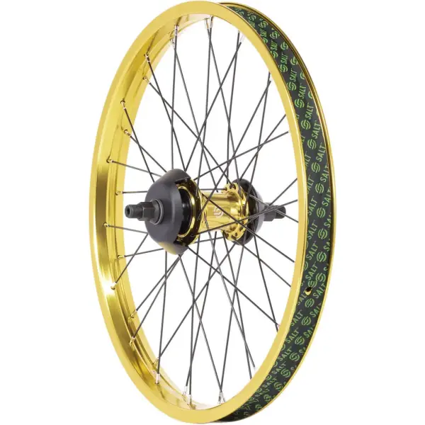 BMX Hinterrad Salt Everest 20" Freecoaster (Gold - Right hand drive)