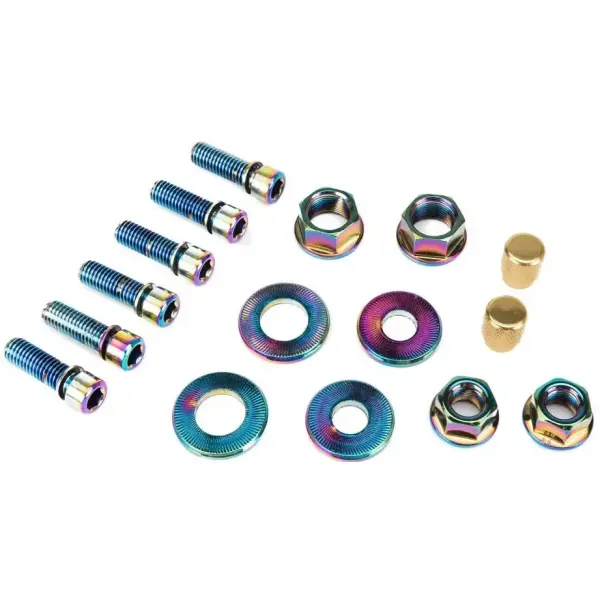 Salt BMX Muttern und Schrauben Set (Rainbow)