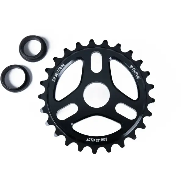Freestyle BMX Kettenblatt Salt Plus Trident (Schwarz - 25T)