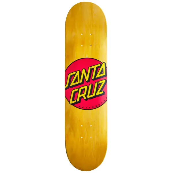 Skateboard Deck Santa Cruz Classic Dot (7.75" - Yellow Dot)
