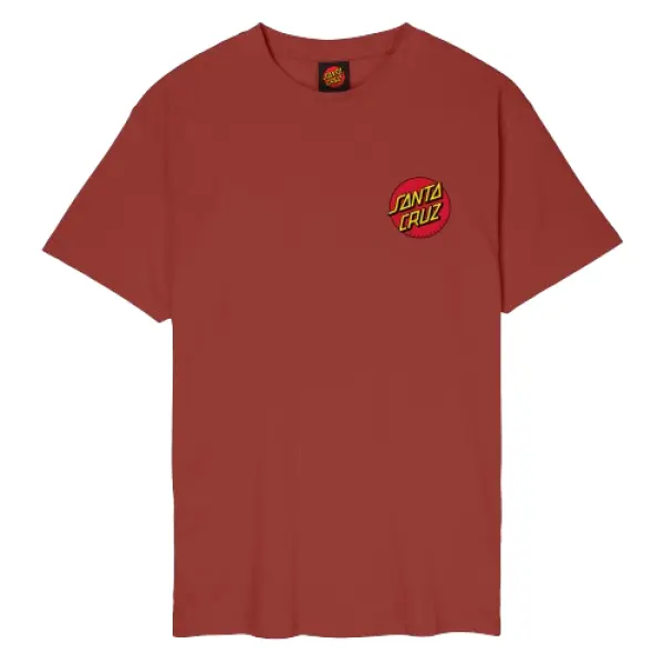 T-Shirt Santa Cruz Classic Dot (S - Dark Rust)
