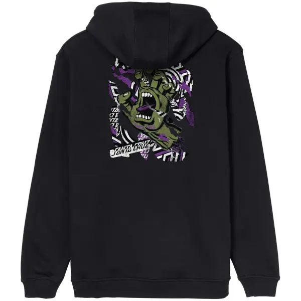 Hoodie Santa Cruz Damaged Hand (M - Sort)