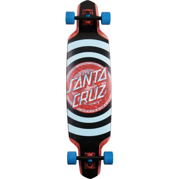 Longboard Komplettboard Santa Cruz Drop Down (9.5" - Decoder Hand)