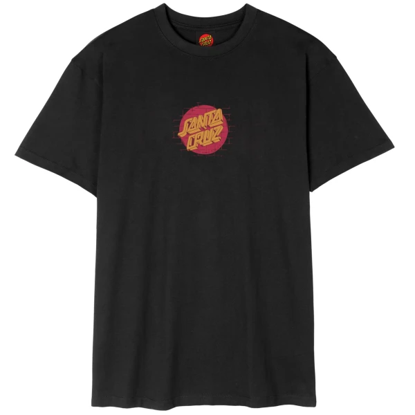 T-Shirt Santa Cruz Scrawl Brick Dot (S - Sort)