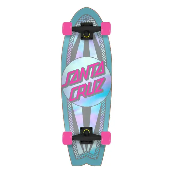 Cruiser Board Santa Cruz Shark Komplettboard (8.8" - Prismatic Dot)