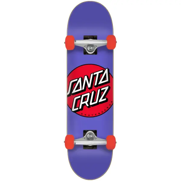Skateboard Komplettboard Santa Cruz Spotlight Dot Mini (7.75" - Lila)