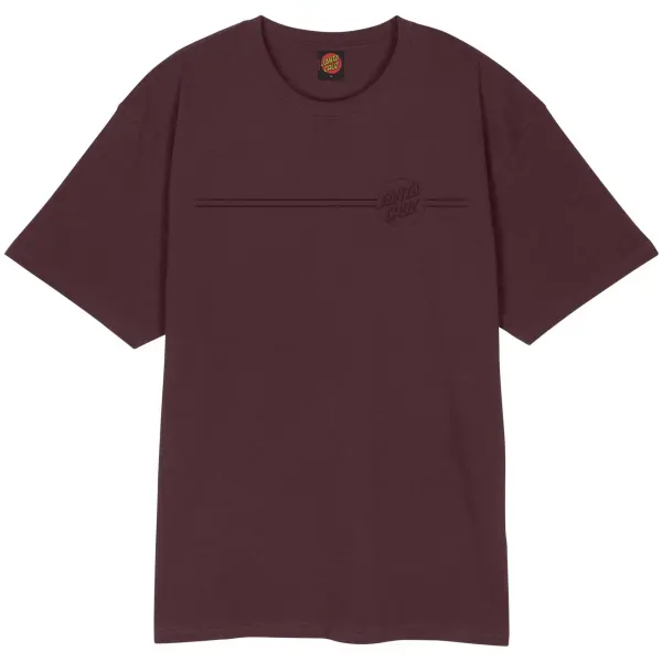 T-shirt Santa Cruz Tonal Opus Dot Heavy (S - Dark Plum)