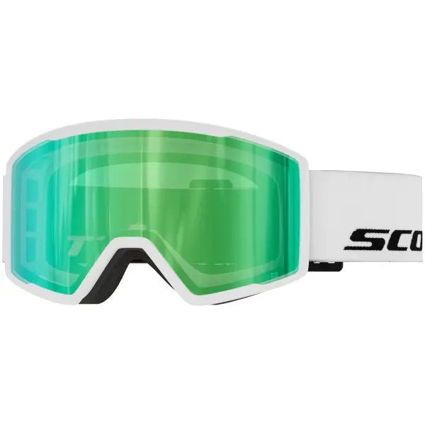Skibriller Scott Trace Pro (White / Green Chrome S2)