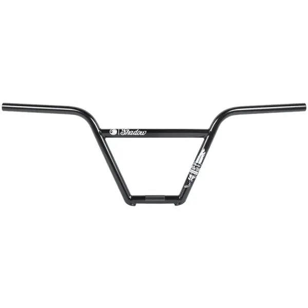 BMX Lenker Shadow Crowbar Featherweight 4-Piece (9.1" - Matte Black)