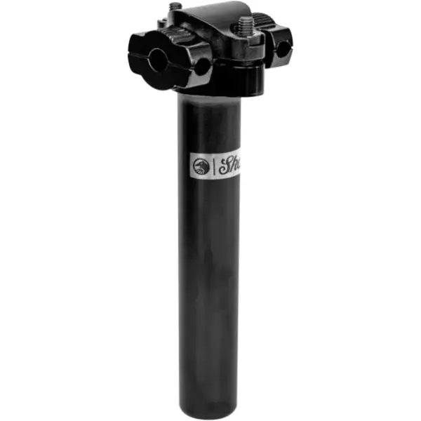 BMX Sadelpind Shadow Railed (200mm - Sort)