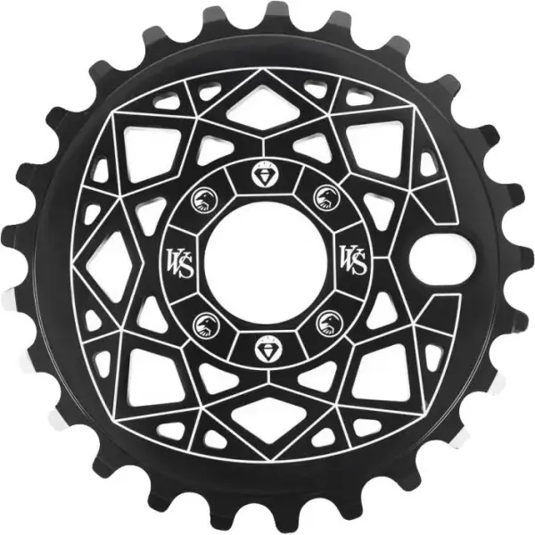 Freestyle BMX Kettenblatt Shadow VVS (Schwarz - 25T)