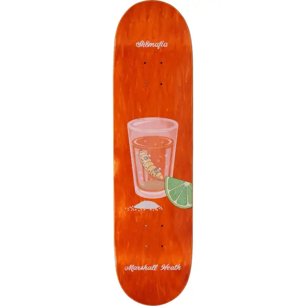 Skateboard Deck Sk8mafia Marshall Heath Hacked (8" - Orange)