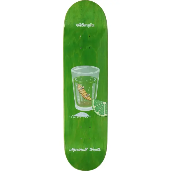 Skateboard Deck Sk8mafia Marshall Heath Hacked (8" - Grün)