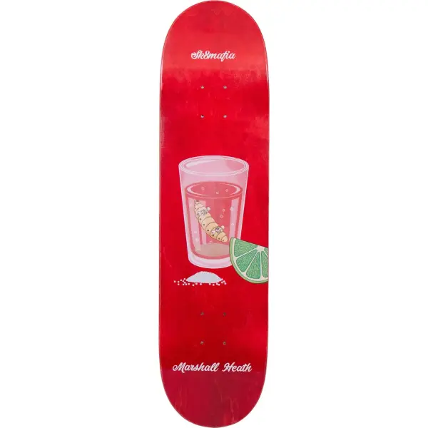 Skateboard Deck Sk8mafia Marshall Heath Hacked (8" - Rot)