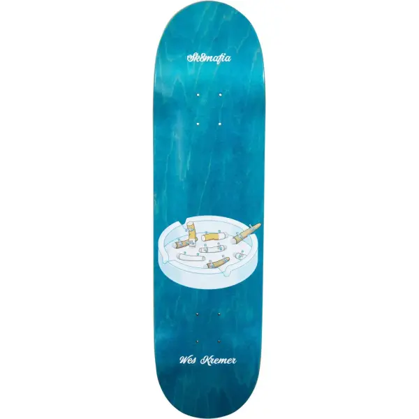 Skateboard Deck Sk8mafia Wes Kremer Hacked (8.25" - Teal)
